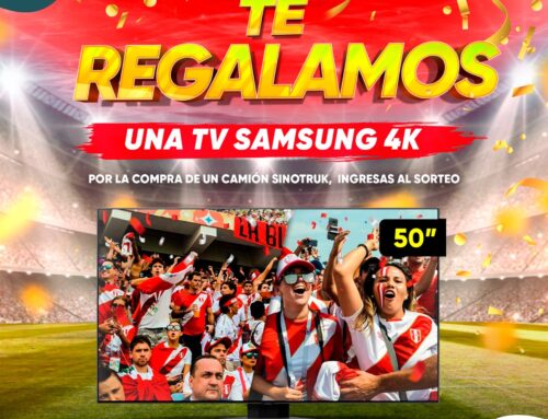 Gana una TV Samsung de 50 pulgadas con Camiones Chinos Perú por la Copa América 2024