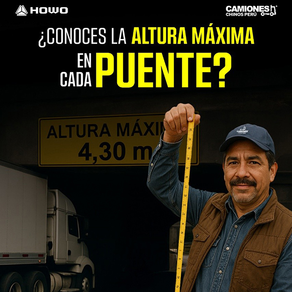 altura de un camión de carga