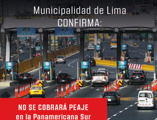 Municipalidad de Lima confirma que no se cobrará peaje en la Panamericana Sur durante todo el próximo año
