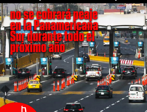 Municipalidad de Lima confirma que no se cobrará peaje en la Panamericana Sur durante todo el próximo año