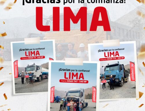 3 Poderosos HOWO llegan a Lima