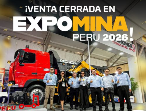 Camiones Chinos Perú cerró con éxito su participación en EXPOMINA PERÚ 2026 con la venta de volquete HOWO T7H